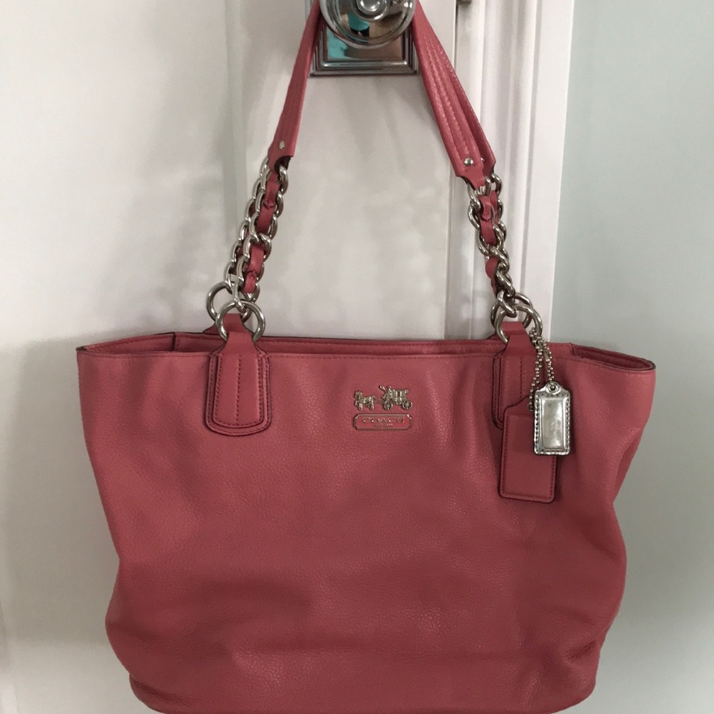 Pink Coach Handbag